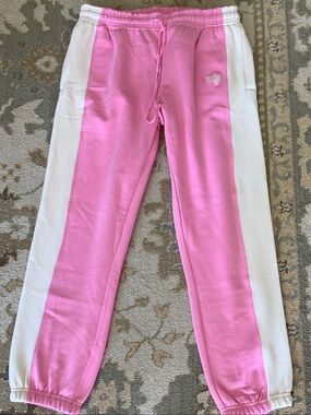 Gola Pink and White Track Joggers